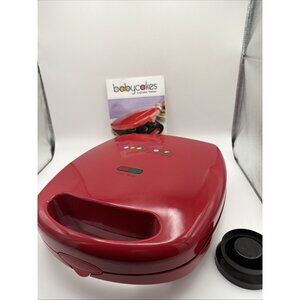 Babycakes Mini Cupcake Maker Nonstick Plates 8-Cup Capacity CC-96RD